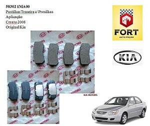 PASTILHA TRASEIRA CERÂMICA KIA RIO;CERATO; SPORTAGE / HYUNDAI i30; iX35; SONATA; TUCSON