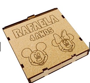 Kit Jogos da Velha Personalizado para Lembrancinhas de Aniversário em MDF