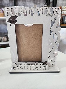 Porta Retrato Formatura MDF 3MM  com Nome
