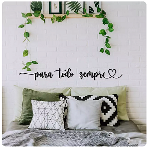 Letreiro Para todo sempre