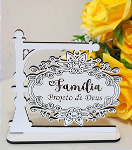 Lembranças Placa Encontro Família Projeto De Deus Mdf