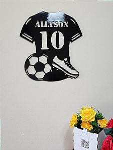 Kit Camisa de Futebol- personalizar o nome e número.