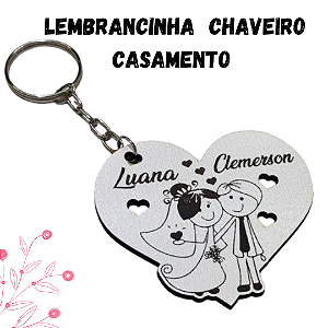 Chaveiro Casamento Casal