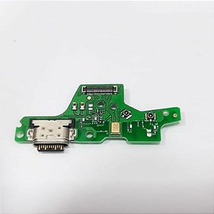 Placa Conector Carga Com Microfone Motorola Moto G8 Plus XT2019