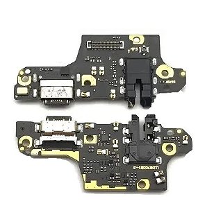Placa Conector De Carga Dock Microfone e Entrada P2 Xiaomi Poco X3 / Poco X3 Pro com C.i  Carga Turbo