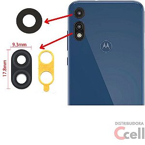 Lente  Vidro  Da Câmera Traseira Motorola Moto E6s E2020 XT2053