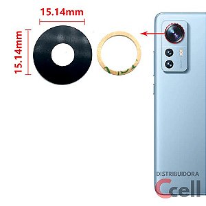 Lente Vidro da Câmera Traseira Xiaomi Mi 12