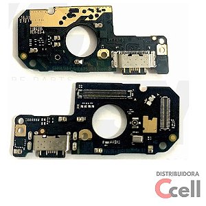 Placa Sub Dock de Carga Microfone Xiaomi Redmi Note 11 4G / Redmi Note 12s Com c.i Carga rápida