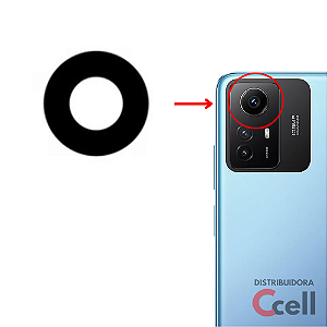 Lente  Vidro  Da Câmera Traseira Xiaomi Redmi Note 12s 4G