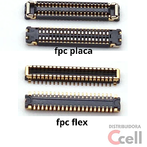 Conector FPC Xiaomi Redmi Note 8 Compatível com diversos Modelos Xiaomi 40 Pinos