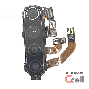 Cameras Traseira c/ Aro e Vidro / Frontal Xiaomi Redmi Note 8 Original Retirada