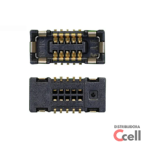 Conector FPC Do Botão Power e Sensor Digital Samsung A12, A22, A72, A32, A52, A13, A23, A53, A14, A04s