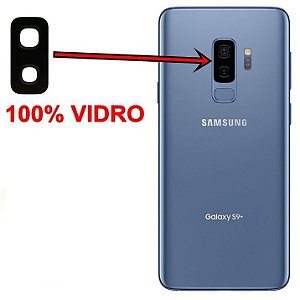Lente Protetor Vidro Camera Traseira Samsung S9+ Plus 100% Vidro