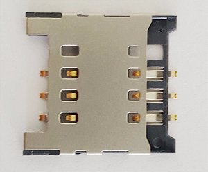 Slot Leitor Conector de Chip Sim Card LG B220 A275 E470 D157 D175