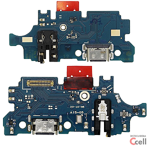 Placa de carga dock Samsung A15 4G/ A15 5G Com c.i de Carga rápida