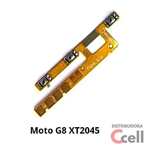 Cabo flex Botão Power e Volume Motorola Moto G8/ G8 Play/ G8 Plus/ G8 Power/ G8 Power Lite