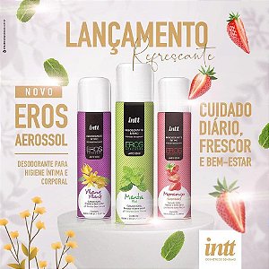 DESODORANTE ÍNTIMO JATO SECO EROS FRESCOR E BEM-ESTAR 166ML/90GR INTT