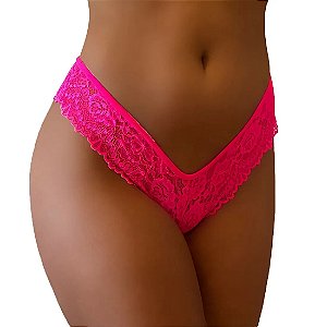 CALCINHA BRUNA RENDADA ASA DELTA