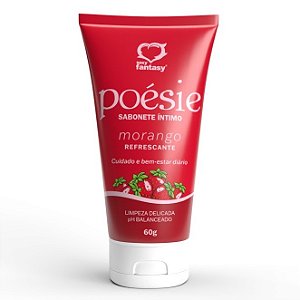SABONETE ÍNTIMO POÉSIE MORANGO 60G SEXY FANTASY