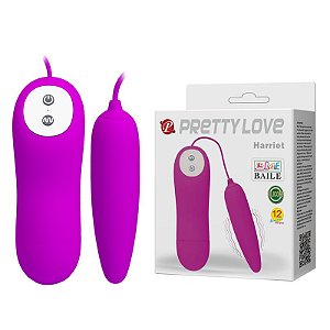 BULLET COM 12 ULTRA VIBRAÇÕES HARRIET PRETTY LOVE