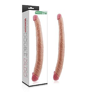 PÊNIS DUPLO COM VEIAS SALIENTES DOUBLE DILDO 36CM LOVETOY