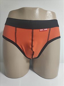 CUECA JOCK STRAPY LARANJA NEON FRANTZ DESIGN