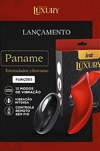 CALCINHA VIBRATORIA COM CONTROLE SEM FIO PANAME VERMELHO LUXURY INTT