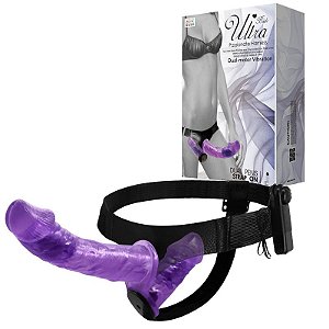 CINTA PARA DUPLA PENETRAÇÃO ULTRA PASSIONATE HARNESS BAILE ROXO