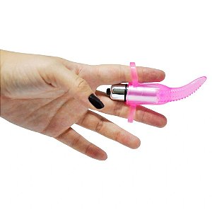VIBRADOR 3 EM 1 DEDEIRA, CAPA DEDO E ANEL COCK RING VIBE