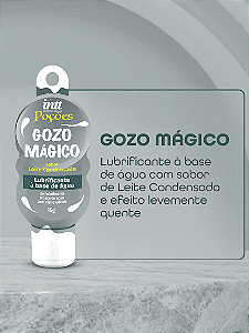 GEL LUBRIFICANTE EFEITO QUENTE GOZO MÁGICO 15G POÇÕES INTT
