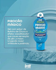 GEL COM SENSAÇÃO DE INCHAÇO PIROCÃO MÁGICO 15G LINHA POÇÕES INTT