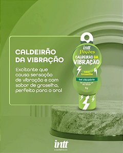 EXCITANTE UNISSEX CALDEIRÃO DA VIBRAÇÃO 15G LINHA POÇÕES INTT