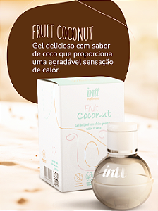 GEL BEIJÁVEL COM EFEITO QUENTE FRUIT COCONUT 40G INTT WELLNESS