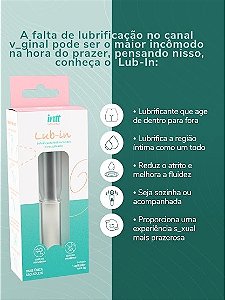 LUBRIFICANTE NEUTRO COM APLICADOR LUB-IN 5G INTT WELLNESS