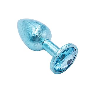 PLUG ANAL LUXO PEQUENO COM PEDRA CRISTAL ACRÍLICA