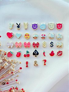 EMOJIS METAL PARA CALCINHA PERSONALIZAVEL