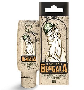 GEL PROLONGADOR DE EREÇÃO CAPITÃO BENGALA 15G SEXY FANTASY