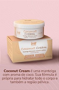 HIDRATANTE CORPORAL COCONUT CREAM MANTEIGA 90G INTT WELLNESS