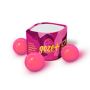 BOLINHA GOZE+ ACELADOR DE PRAZER 4 EM 1 COM  3UN SEXY FANTASY