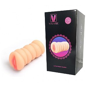 MASTURBADOR MASCULINO VAGINA EM CYBERSKIN ONDULADO PUSSY YOUVIBE