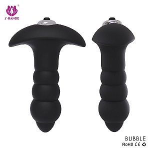 PLUG ANAL COM VIBRAÇÃO BUBBLE S-HANDE