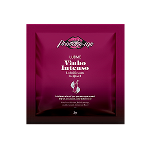 LUBRIFICANTE SACHÊ LUBME VINHO INTENSO BEIJÁVEL 3G PROVOKE-ME