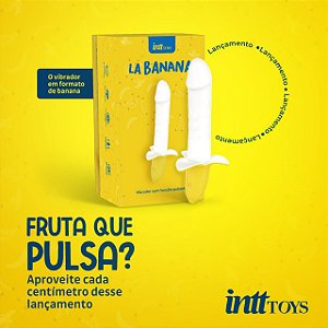 VIBRADOR PULSADOR LA BANANA INTT TOYS