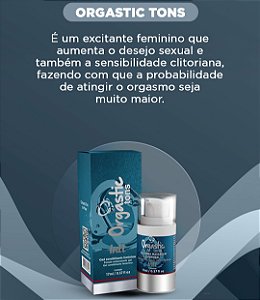 GEL EXCITANTE E SENSIBILIZANTE FEMININO ORGASTIC TONS 17ML INTT