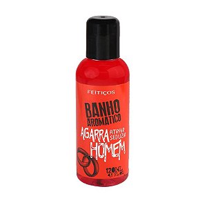 BANHO AROMÁTICO AGUARRA HOMEM ATRAIR SEDUZIR 120ML FEITIÇOS