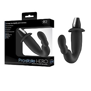 PLUG ANAL PARA ESTIMULAR A PRÓSTATA RECARREGÁVEL PROSTATE HERO