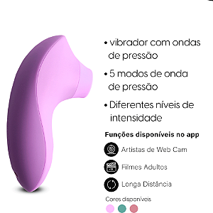 VIBRADOR ESTIMULADOR INTERATIVO PULSE LITE NEO LILAS SVAKOM