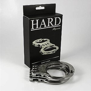 ALGEMAS DE METAL DE DOBRADIÇA CROMADA COM PAR DE CHAVES HARD