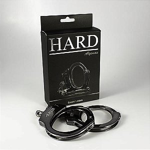 ALGEMAS DE METAL FORTE PRETA COM CHAVES HARD