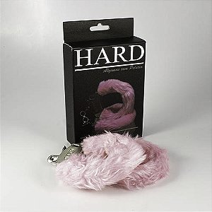 ALGEMA DE METAL FORTE COM PELÚCIA ROSA HARD